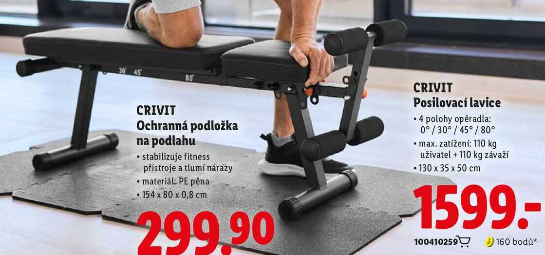 CRIVIT Posilovací lavice