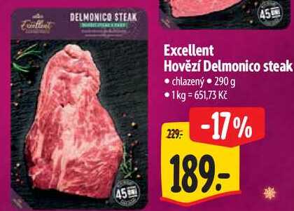Excellent Hovězí Delmonico steak, 290 g