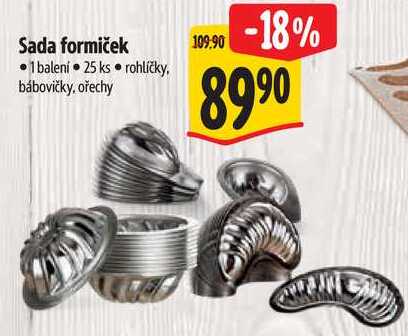 Sada formiček, 25 ks
