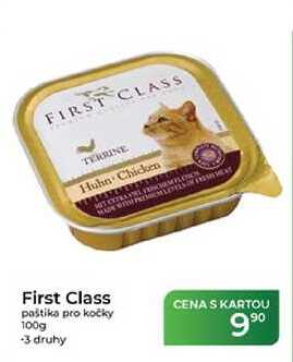 First Class paštika pro kočky 100g 
