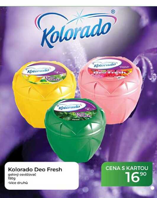 Kolorado Deo Fresh gelový osvěžovač 150g