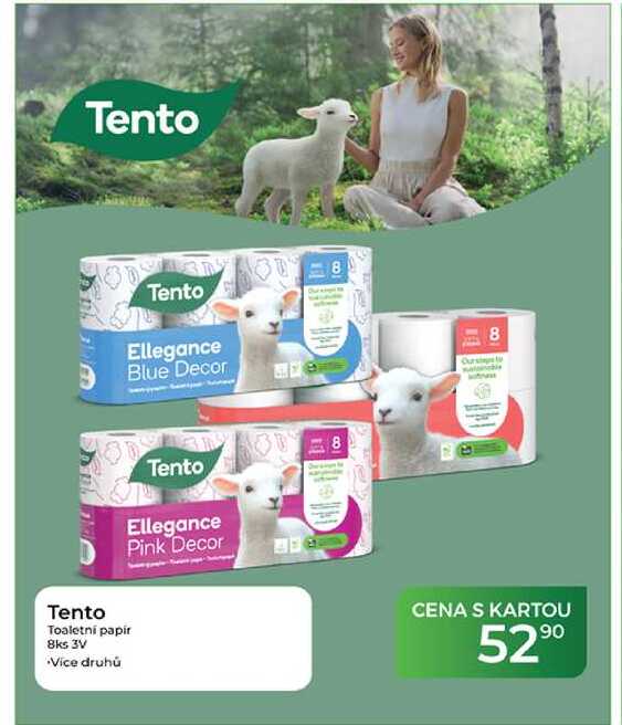 Tento Toaletni papir 8ks 3V
