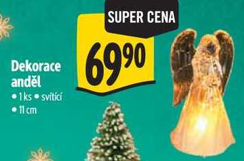 Dekorace anděl, 1 ks