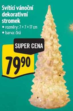 Svítící vánoční dekorativní stromek