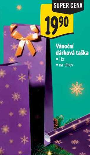 Vánoční dárková taška, 1 ks