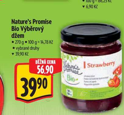 Nature's Promise Bio Výběrový džem 270 g