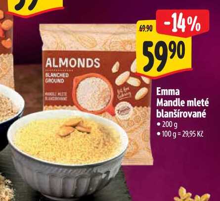Emma Mandle mleté blanšírované 200 g