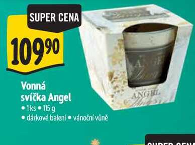 Vonná svíčka Angel 1 ks 115 g
