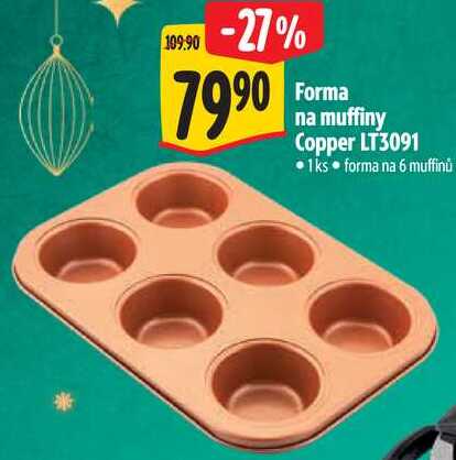 Forma na muffiny Copper LT3091 