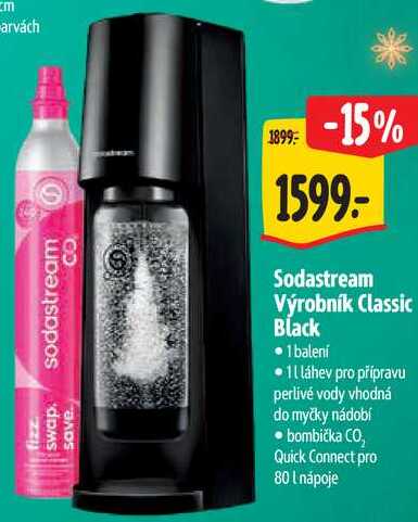 Sodastream Výrobník Classic Black