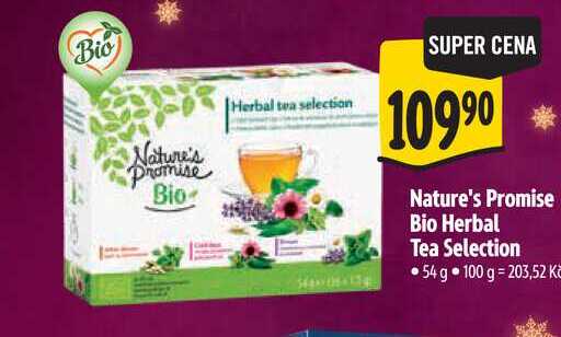   Nature's Promise Bio Herbal Tea Selection 54 g  