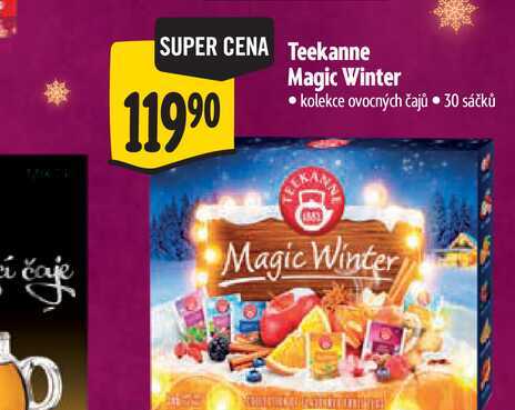 Teekanne Magic Winter kolekce ovocných čajů 30 sáčků