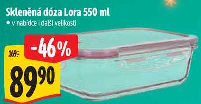 Skleněná dóza Lora 550 ml