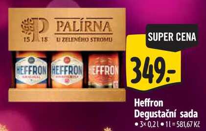 Heffron Degustační sada, 3x 0,2 l