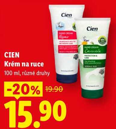 CIEN Krém na ruce, 100 ml, různé druhy