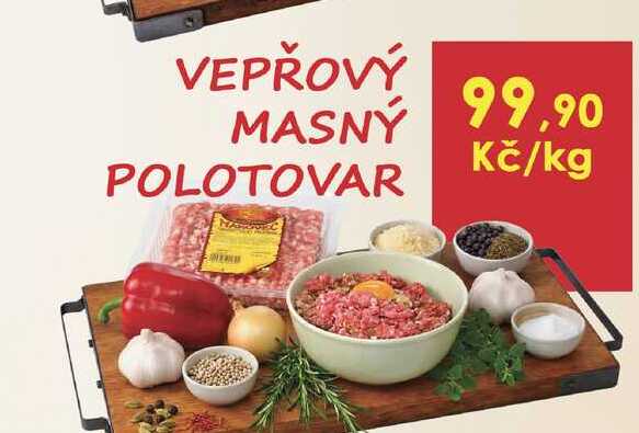 Vepřový masný polotovar 1kg