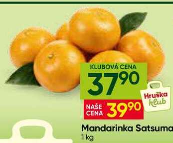Mandarinka Satsuma 1 kg