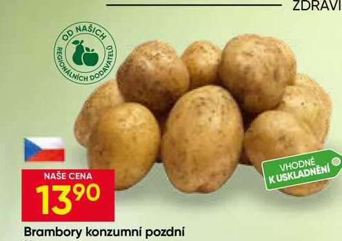 Brambory konzumní pozdní 1kg