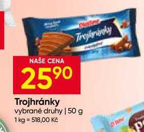 Trojhránky vybrané druhy 50 g
