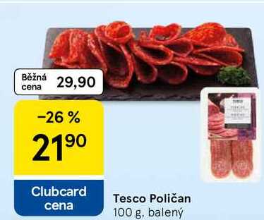 Tesco Poličan, 100 g, balený