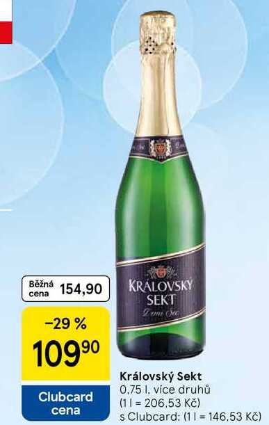 Královský Sekt, 0.75 l