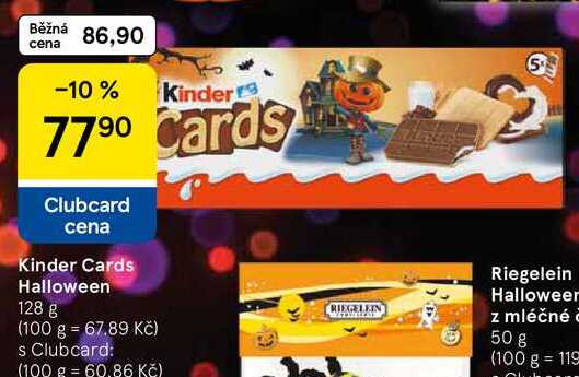 Kinder Cards Halloween, 128 g 