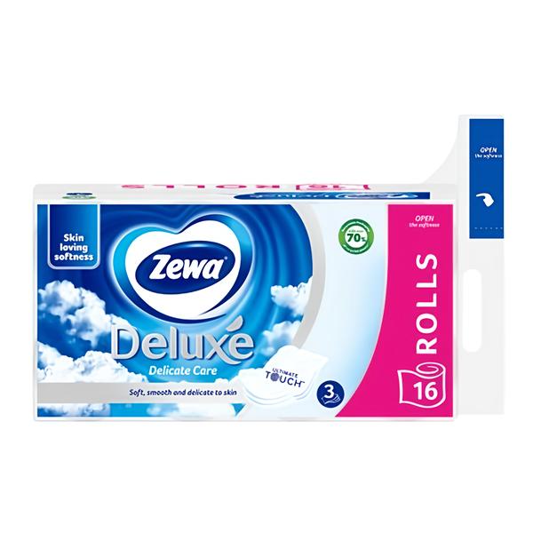 Zewa Deluxe Delicate Care toaletní papír 3 vrstvý, 16 rolí