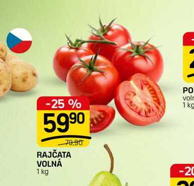 RAJČATA VOLNÁ 1 kg 