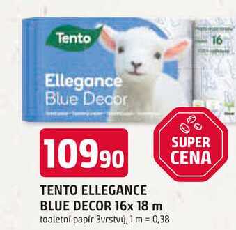 Tento Ellegance toaletní papír 16 rolí