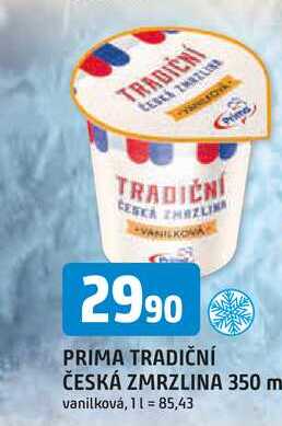 PRIMA TRADIČNÍ ČESKÁ ZMRZLINA 350 mL