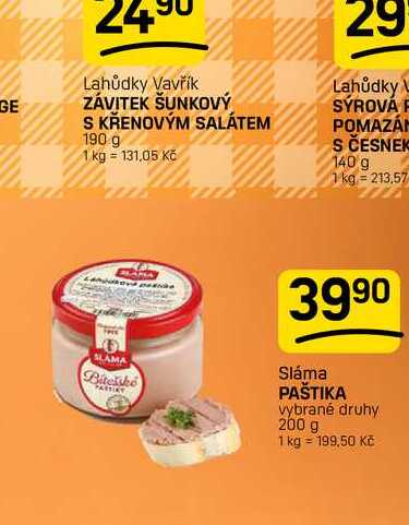 PAŠTIKA vybrané druhy 200 g
