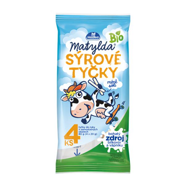 Matylda BIO Sýrové tyčky pařené 4x20g
