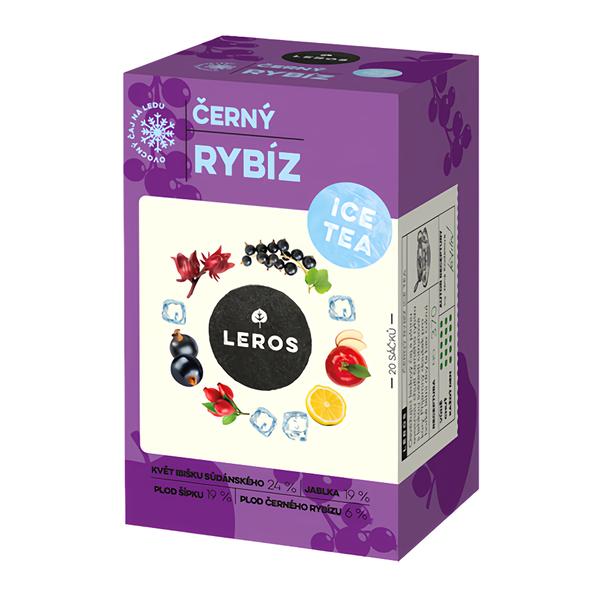 Leros Čajový dýchánek Černý rybíz Ice Tea