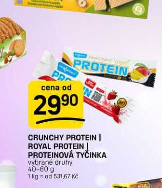 PROTEINOVÁ TYČINKA vybrané druhy 40-60 g
