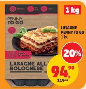 LASAGNE PENNY TO GO, 1 kg