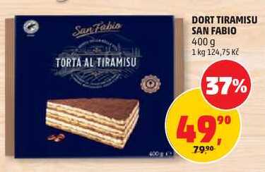 DORT TIRAMISU SAN FABIO, 400 g