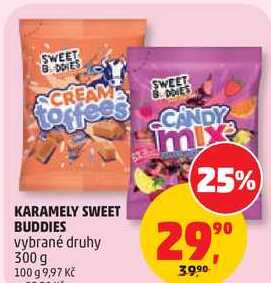 KARAMELY SWEET BUDDIES vybrané druhy, 300 g