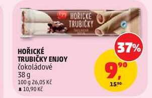 HOŘICKÉ TRUBIČKY ENJOY čokoládové, 38 g