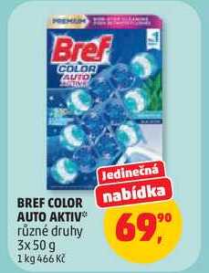 BREF COLOR AUTO AKTIV různé druhy, 3x 50 g