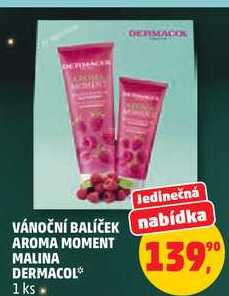 VÁNOČNÍ BALÍČEK AROMA MOMENT MALINA DERMACOL, 1 ks