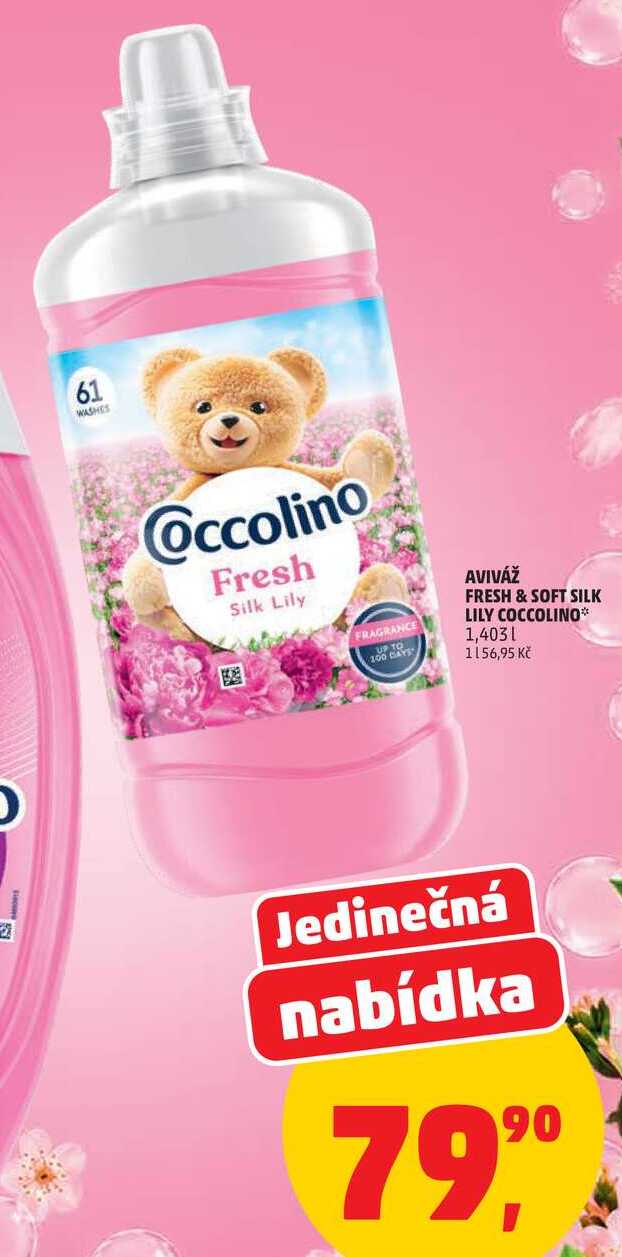 AVIVÁŽ FRESH & SOFT SILK LILY COCCOLINO, 1,403 l