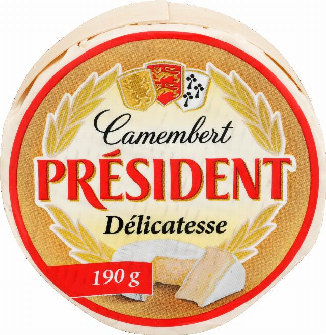 PRÉSIDENT Camembert Délicatesse Měkký zrající sýr