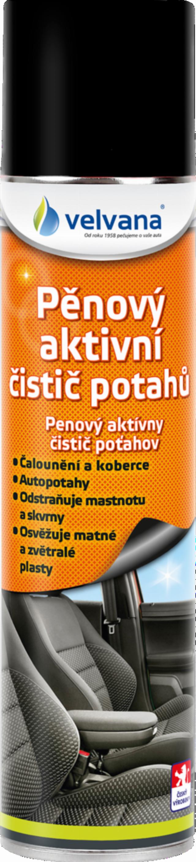 VELVANA Pěnový aktivní čistič potahů 400 ml