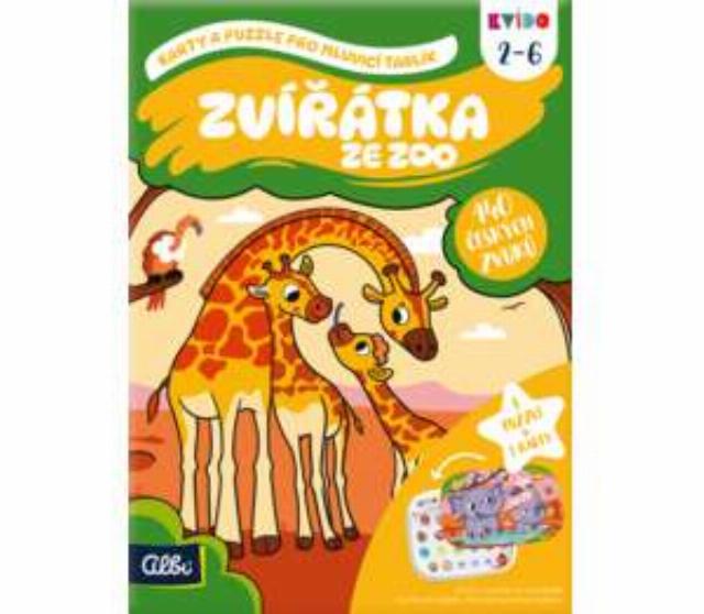 Albi Karty a puzzle pro mluvící tablík - Zvířátka ze ZOO