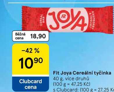 Fit Joya Cereální tyčinka, 40 g