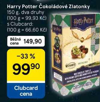 Harry Potter Čokoládové Zlatonky, 150 g