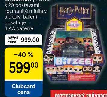 Bitzee Harry Potter s 20 postavami. rozmanité minihry a úkoly, balení obsahuje 3 AA baterie