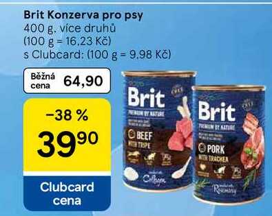 Brit Konzerva pro psy, 400 g