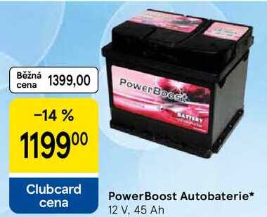 PowerBoost Autobaterie, 12 V, 45 Ah 