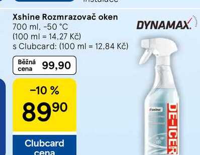 Xshine Rozmrazovač oken -50 °C, 700 ml